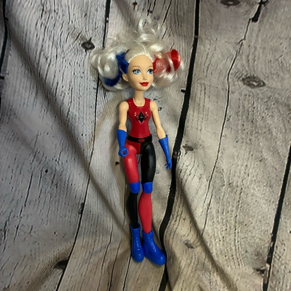Mattel Other - 5/$20‎ 12" Mattel DC Super Hero Girls HARLEY QUINN Action Figure Doll Batman GUC